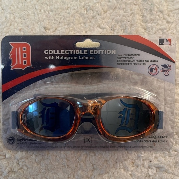 My First Shades MLB Detroit Tigers Collectible Hologram Lenses Sunglasses - Picture 2 of 8